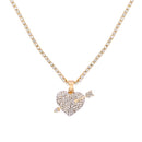 Exquisite Gift Jewelry Love Tennis Chain Necklace