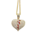 Exquisite Gift Jewelry Love Tennis Chain Necklace